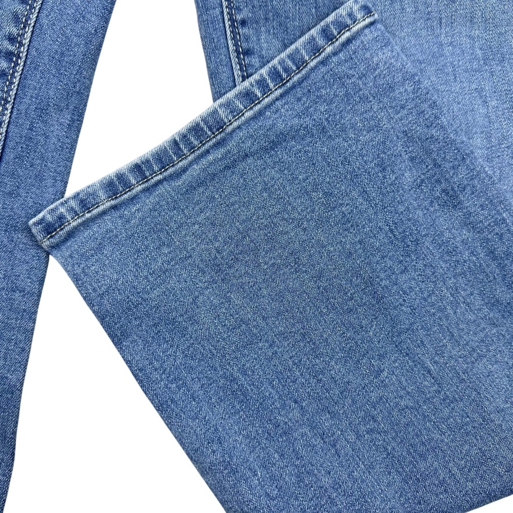 Hudson Los Angeles Beth Baby Bootcut Jeans Medium Wash Flap Pocket Size 12 - Picture 6 of 12